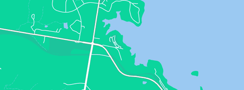 Map showing the location of Blue Digital Web Design in Ebden, VIC 3691