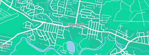 Map showing the location of Wiseman Brett Automotive in Edgeworth, NSW 2285