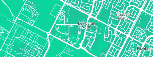 Map showing the location of Supagas Adelaide in Edinburgh North, SA 5113
