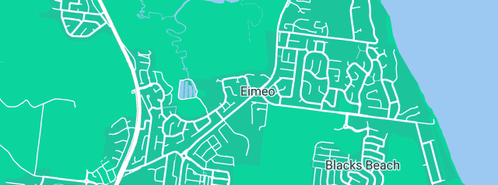 Map showing the location of Communication Services in Eimeo, QLD 4740