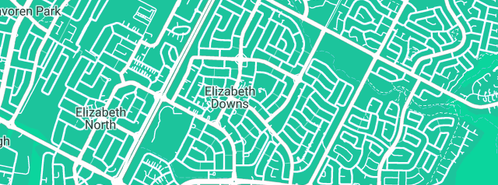 Map showing the location of Coolfoam in Elizabeth Downs, SA 5113