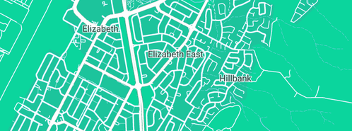Map showing the location of Elizabeth RSL in Elizabeth East, SA 5112