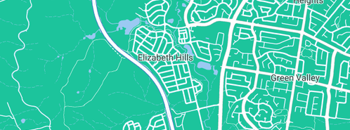 Map showing the location of Innovate Creative - Sydney Australia in Elizabeth Hills, NSW 2171