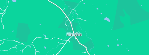 Map showing the location of Kingsholme in Ellendale, TAS 7140