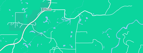 Map showing the location of Inspiring Website Designs in Elliott, TAS 7325