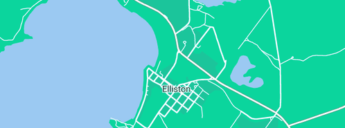 Map showing the location of Elliston Golf Club in Elliston, SA 5670