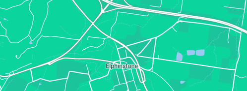 Map showing the location of Trew Blue Home Improvements in Elphinstone, VIC 3448