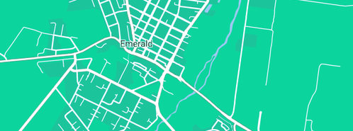 Map showing the location of Emerald Photos in Emerald, QLD 4720