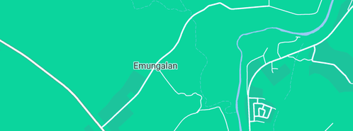 Map showing the location of Edith Falls in Emungalan, NT 850