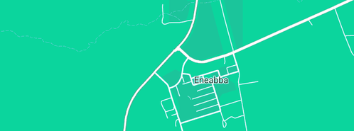 Map showing the location of Western Flora Caravan Park in Eneabba, WA 6518