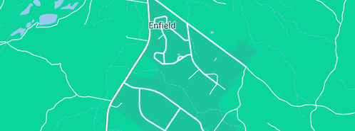 Map showing the location of All Suds N Lace in Enfield, VIC 3352