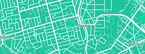 Map showing the location of Harlequin Floors in Epping, NSW 2121