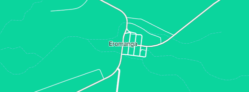 Map showing the location of Eromanga Police Station in Eromanga, QLD 4480