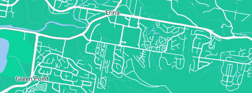 Map showing the location of Tree and Garden Services in Erina, NSW 2250