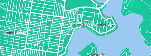 Map showing the location of Ettalong Beach Tourist Resort in Ettalong Beach, NSW 2257
