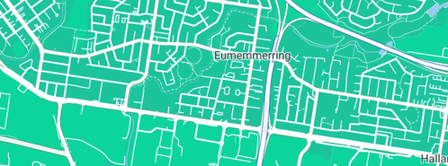 Map showing the location of Doveton Soccer Club in Eumemmerring, VIC 3177