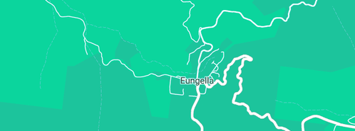 Map showing the location of Eungella Chalet Hotel in Eungella, QLD 4757