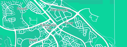 Map showing the location of Reiko Martial Arts in Farrar, NT 830