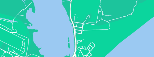 Map showing the location of Lawrence Leadlight in Fern Bay, NSW 2295