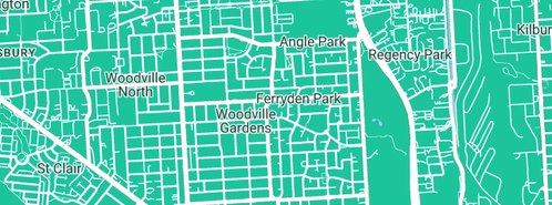 Map showing the location of Heat 'N' Tint in Ferryden Park, SA 5010