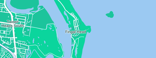 Map showing the location of Fingal Dive Charters in Fingal Head, NSW 2487