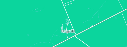 Map showing the location of Young R D in Fitzgerald, WA 6337