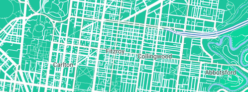 Map showing the location of Biz Centric in Fitzroy, VIC 3065