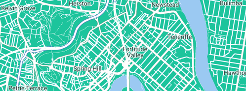 Map showing the location of B Mobile in Fortitude Valley, QLD 4006