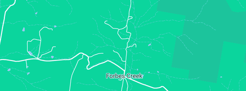 Map showing the location of Forbes Creek Farm in Forbes Creek, NSW 2621