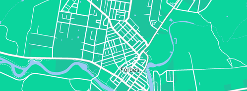 Map showing the location of Forbes Engineering Pty Ltd in Forbes, NSW 2871