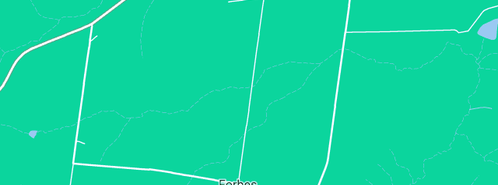 Map showing the location of Pretty Sally Riding Ranch in Forbes, VIC 3764
