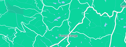 Map showing the location of Australia Post - Forest Range CPA in Forest Range, SA 5139