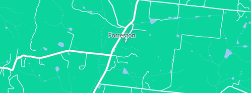 Map showing the location of Turpin in Forreston, SA 5233