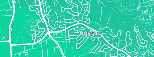 Map showing the location of Flagstaff Hill Dental Care in Flagstaff Hill, SA 5159