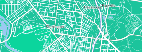 Map showing the location of Flemington Reading & Writing Program in Flemington, VIC 3031