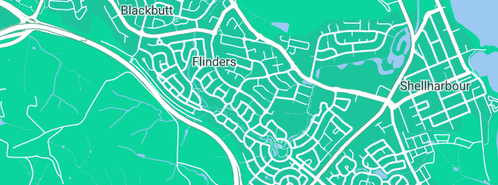 Map showing the location of New Look Gardens & Property Maintenance in Flinders, NSW 2529