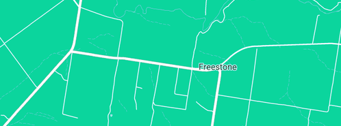 Map showing the location of Freestone Equine Vet Farm in Freestone, QLD 4370