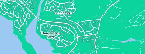 Map showing the location of Alliance Concrete in Gagebrook, TAS 7030