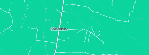 Map showing the location of Moonamby in Galambine, NSW 2850