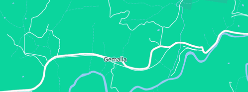 Map showing the location of Cruze Driving School in Gemalla, NSW 2795