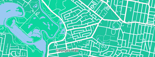Map showing the location of Gardens Galore in Georges Hall, NSW 2198