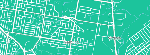 Map showing the location of Che-Jazz Dance Centre in Geebung, QLD 4034