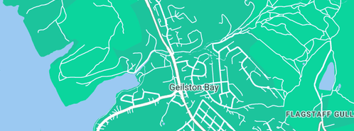 Map showing the location of BROKENIMAGE Creative in Geilston Bay, TAS 7015