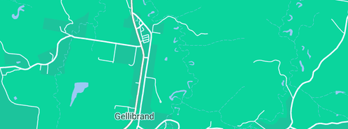 Map showing the location of Gellibrand Pottery Pty Ltd in Gellibrand, VIC 3239