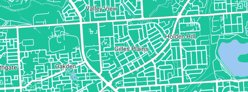 Map showing the location of Black Marine in Gilles Plains, SA 5086