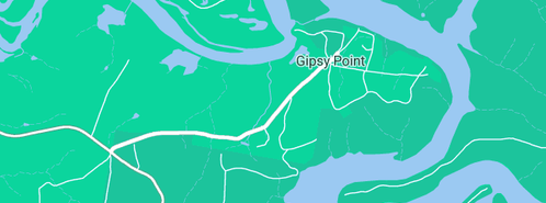 Map showing the location of Riverbed Bed & Breakfast in Gipsy Point, VIC 3891