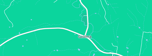 Map showing the location of Martins Goolma Hotel in Goolma, NSW 2852