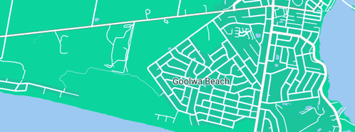 Map showing the location of Goolwa Painting Services in Goolwa Beach, SA 5214