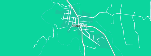 Map showing the location of Goomeri Golf Club in Goomeri, QLD 4601