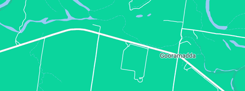 Map showing the location of Morris W H & K M in Gooramadda, VIC 3685